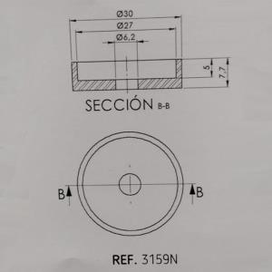 Adaptador retrovisor contrapeso HI-TECH IV, MP Aprilia Tuono V4 1100- Puig