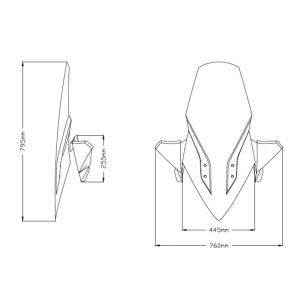 Parabrisas Puig  V-Tech Kymco XCiting S 400 19- Â· 4
