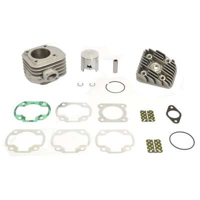 kit de cilindro big bore con culata diametro 47,6 mm de 70 cc, bulon diametro 12 mm y piston ref p40