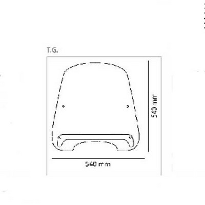 Parabrisas Puig T.G. para Scooter moto Peugeot Vivacity 50 09-14 Â· 2