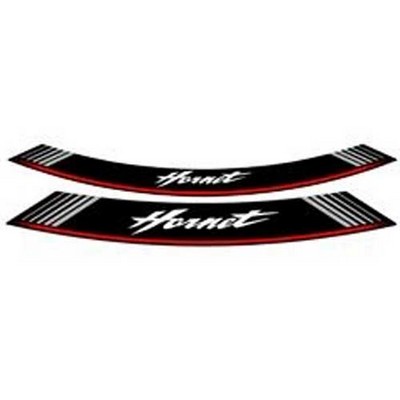 Adhesivo para llantas tiras en arco especiales en Honda Hornet