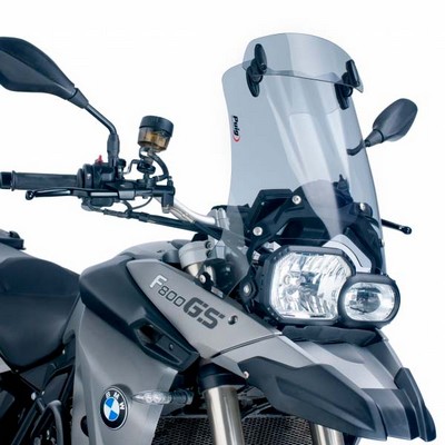 Cupula Puig touring con visera moto BMW F650GS y F800GS