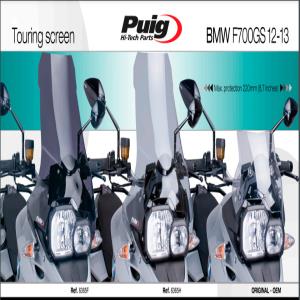 Cupula-parabrisas Puig diseño Touring BMW F700GS 2012-2017 Â· 3