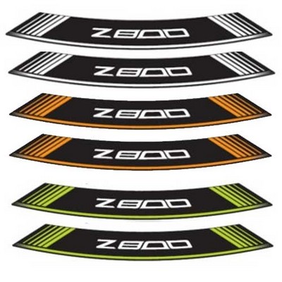 Adhesivo para llantas tiras en arco especiales en Kawasaki Z800