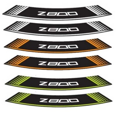 Adhesivo para llantas tiras en arco especiales en Kawasaki Z800