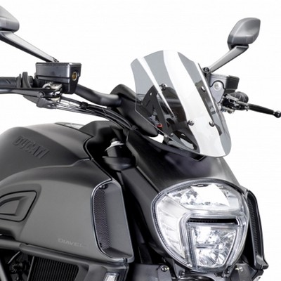 Cupula-Parabrisas Puig Naked New Generation Sport moto Ducati Diavel 14-15