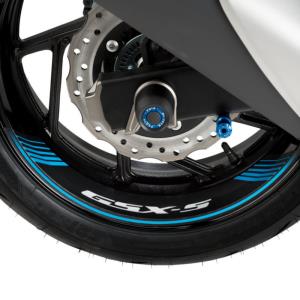 Adhesivo para llantas tiras en arco especiales en Suzuki GSX-S