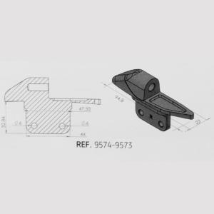 Adaptador retrovisor carenado HI-TECH I,II,II,GT,F1 Yamaha TMax 530-560