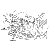 Tapa embellecedor chasis BMW Rninet 17-