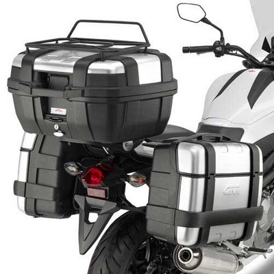 Anclajes para la instalación de maletas laterales Givi o Kappa Honda NC700-750 2012