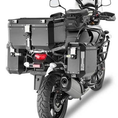 Portamaletas lateral maletas Givi Suzuki VSTROM 1000 2014-19