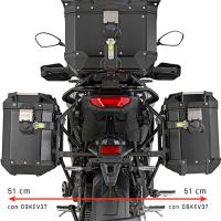 Portamaletas lateral monokey camside Yamaha Tracer 9 GT GT+ 25+