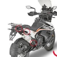 Portamaletas lateral one-fit KTM 790-890 Adv maletas MONOKEY