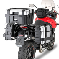 GIVI Portamaletas lateral fijación rápida para maletas Monokey en Triumph Tiger Sport 1050