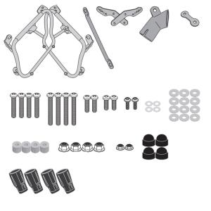 Portamaletas lateral maletas Monokey Side V35, K33 o V37 Honda Forza 750 21-