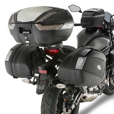 Portamaletas lateral Givi o kappa Monokey Side KAWASAKI ER6-N-F 2012-