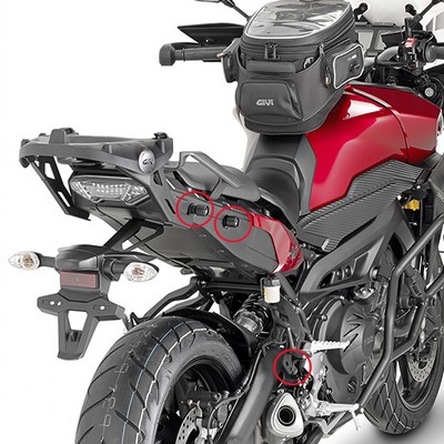 Soportes maletas laterales Monokey-Side para Yamaha MT09 Tracer 15-17 Â· 2