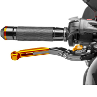 Maneta moto freno o embrague abatible, extensible y plegable