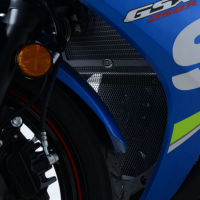 Protector radiador, bajante aluminio Suzuki GSX250R 17- RGRacing