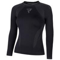 Camiseta térmica para mujer Active II Negra-Gris Rebelhorn 