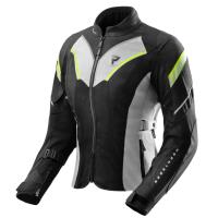 Chaqueta Rebelhorn Hiflow V Mujer Negro-Gris-Amarillo flúor
