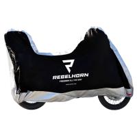 Funda exterior para moto con baúl trasero Cover II Rebelhorn