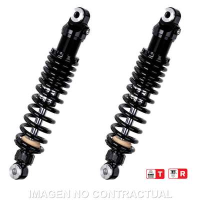 amortiguadores gas black edition harley davidson flhr