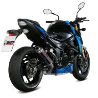 Escape Mivv Sport acero negro GP Suzuki GSX-S 750 17-20-