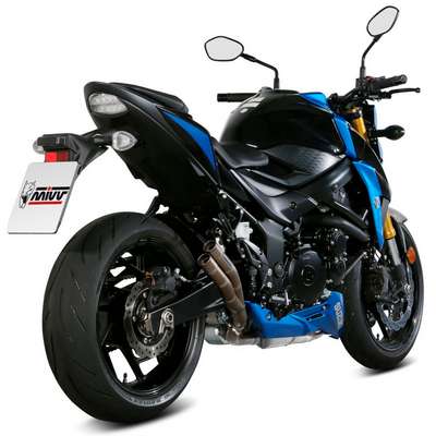 escape mivv double gun acero suzuki gsx-s 750 17-20