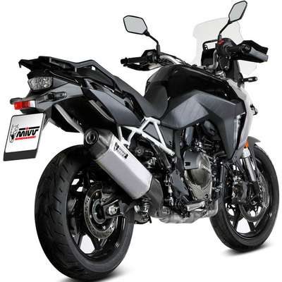 escape mivv speed edge acero suzuki v-strom 800 de 23-