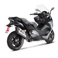 Escape Akrapovic titanio BMW C650 Sport 16 homologado Â· 2