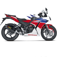 Escape Akrapovic carbono Honda CBR300R 14-16 Â· 2