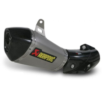 Escape Akrapovic titanio fondo carbono Kawasaki Ninja ZX10R 11-15