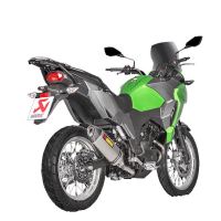 Escape Slip-On titanio Kawasaki Versys-X 250/300 17- homologado Akrapovic Â· 2