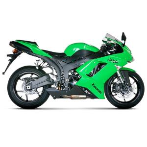 Escape Slip-on Akrapovic Kawasaki Ninja ZX-6R 2007-2008 Â· 3