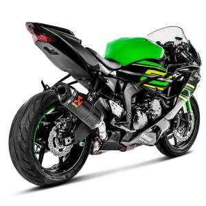 Escape Akrapovic Slip-On carbono Kawasaki ZX6R 09-