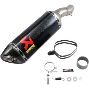 Escape Akrapovic Slip-On carbono Kawasaki ZX6R 09- Â· 2