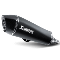 Escape Akrapovic negro Gilera Fuoco 500 07-16