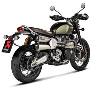 Escape Slip-on Akrapovic Triumph Scrambler 1200 XC / XE 2019-2020
