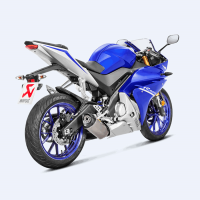 Escape Akrapovic titanio Yamaha YZF R125 2017- y MT125 Â· 3