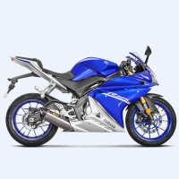 Escape Akrapovic titanio Yamaha YZF R125 2017- y MT125 Â· 4