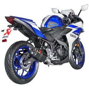 Sistema de escape Akrapovic carbono Yamaha R3 15-