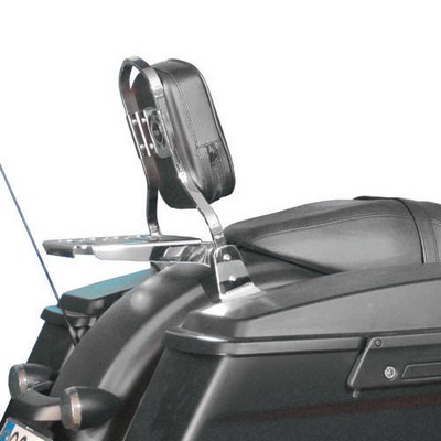 SPAAN Respaldo con porta - HARLEY modelos Glide y Road King 2009-