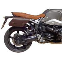 Alforjas piel Bari BMW RnineT Spaan Negro Â· 2