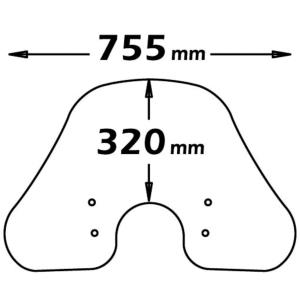 Parabrisas verano Vespa 125-200-250 GT / 300 GTS 2003-2018 Â· 2