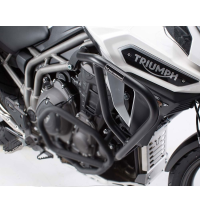 Defensa motor SWMotech negro Triumph Tiger Explorer XR-XRx-XRt