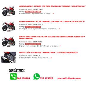 Escape SC Project Ducati Streetfighter V4 20- Â· 2