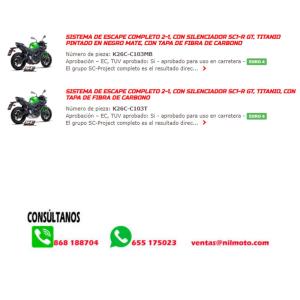 Escape SC Project Kawasaki Z650 20- Â· 2