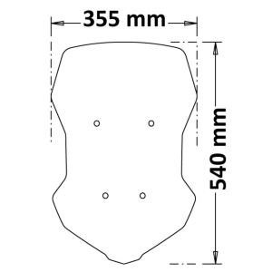 Parabrisas touring Yamaha Tracer 700 2020 Â· 3