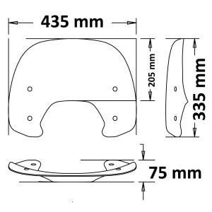 Parabrisas tipo original Piaggio VESPA Sprint 2014-2019 Â· 4